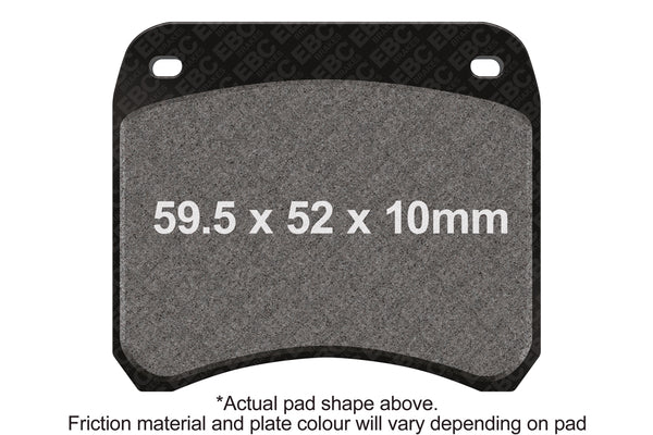 EBC 1974 Ducati 750 Sport 4 bolt Fixing Front Left Sintered HH/R Brake Pads — FA16HH