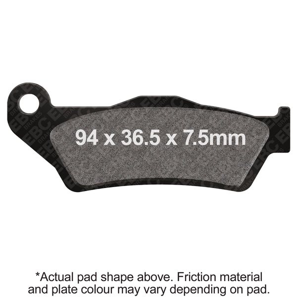 EBC 05-09 Piaggio X9 500 Evolution Front Left/Right FA-SFA-X Brake Pads — SFA181