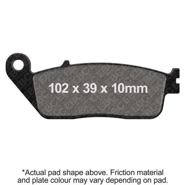 EBC 13-15 Victory Broadwalk Rear Right EPFA Sintered HH Brake Pads — EPFA196HH