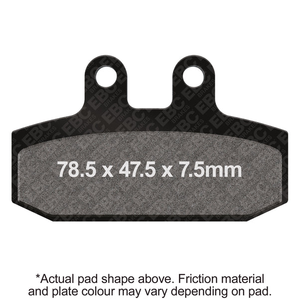 EBC 04-05 Aprilia Scarabeo 125/250 GT Front Left/Right Sintered HH/R Brake Pads — SFA256HH
