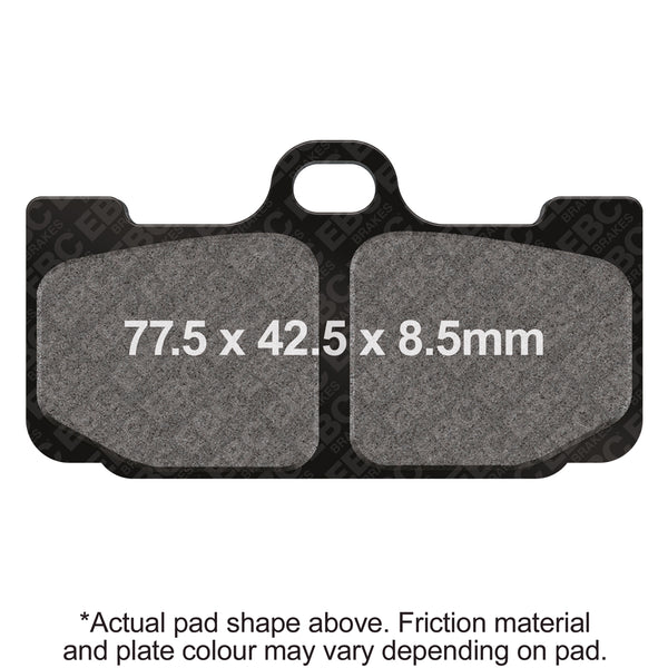 EBC Brembo Calipers X9737 80/81 Radial Mount 108mm Endurance Caliper EPFA Sintered Brake Pads — EPFA295HH