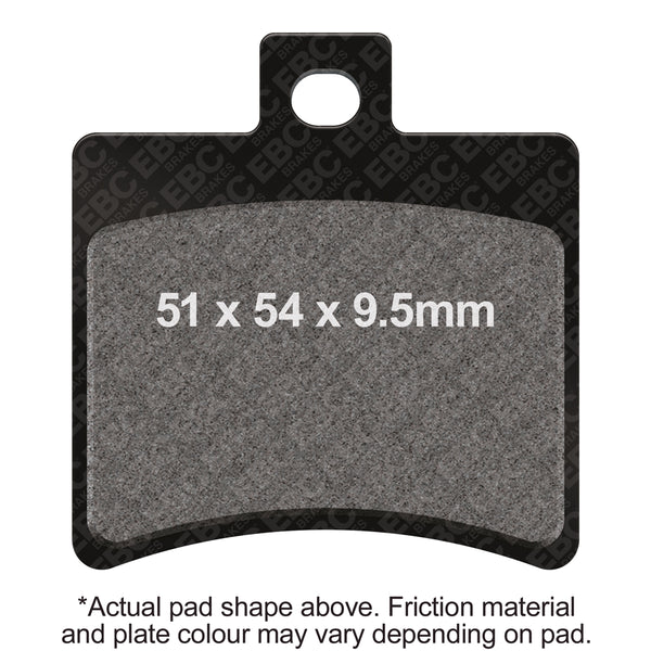 EBC 04-15 Aprilia SR 50 Factory Rear Left Sintered R/HH Brake Pads — SFA298HH