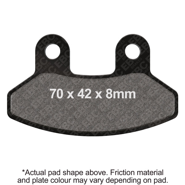 EBC 04-12 Sym RS 50 Front Left FA-SFA-X Brake Pads — SFA306