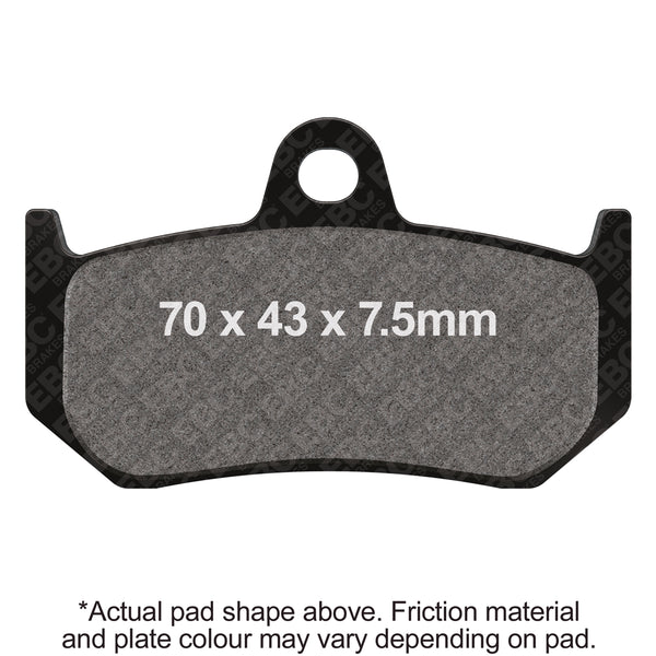 EBC 99-03 MV Agusta F4 750 All Model Nissin Calipers Rear Left Sintered R/HH Brake Pads — FA320HH