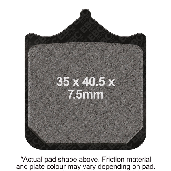 EBC 01-03 Aprilia RSV 1000 Mille/R (Incl Radial Mount Caliper) Front Left/Right EPFA Brake Pads — EPFA322/4HH