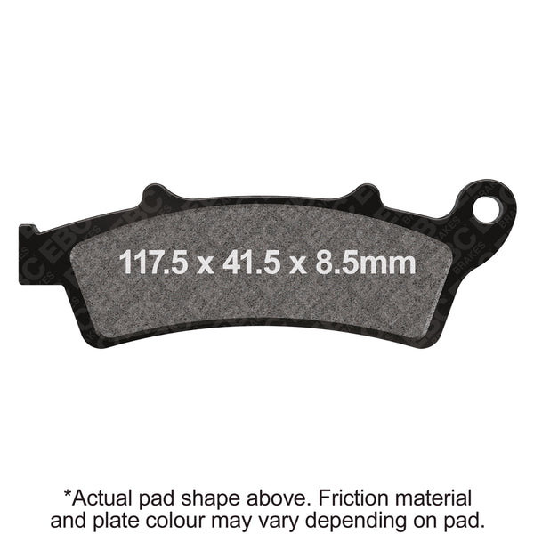 EBC 04-06 Aprilia Atlantic 200 Front Left/Right Sintered HH/R Brake Pads — SFA324HH
