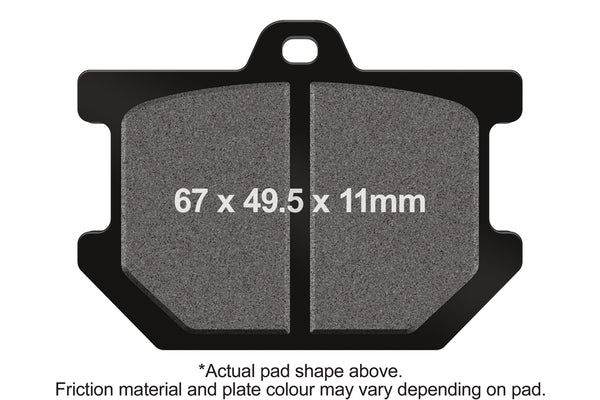 EBC 1979-81 Yamaha SR 500 Front Left/Right FA-SFA-X Brake Pads — FA34