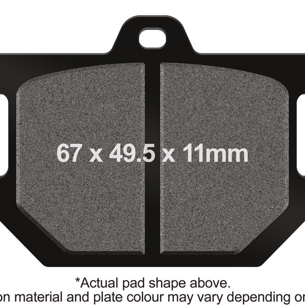 EBC 1979-81 Yamaha SR 500 Front Left/Right FA-SFA-X Brake Pads — FA34