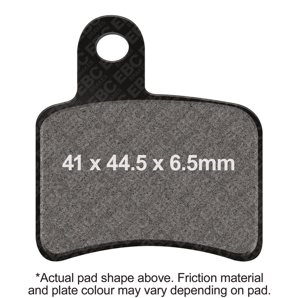 EBC 09-18 Beta Evo 80 Rear Left FA-SFA-TT-X Brake Pads — FA403X