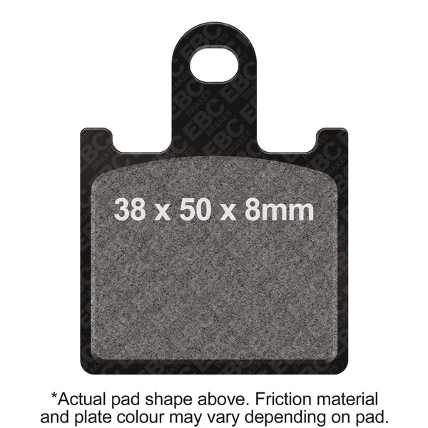 EBC 07-12 Kawasaki ZX6R ZX 600 P/R Front Left/Right EPFA Series Sintered Brake Pads — EPFA417/4HH