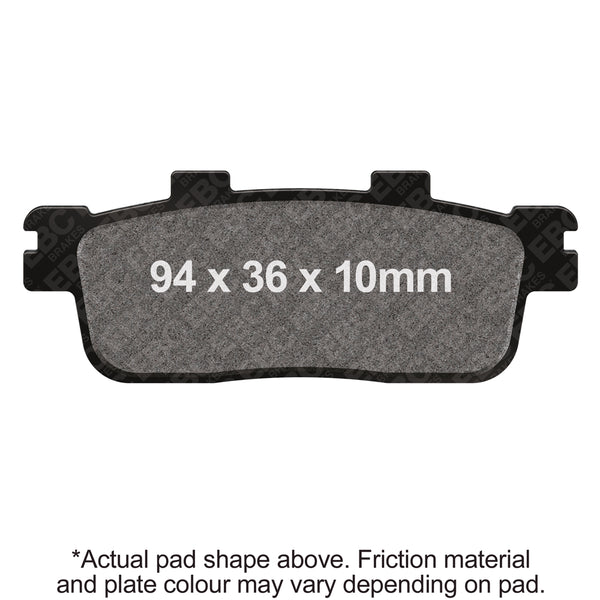 EBC 12-14 Sym HD 200 EVO Rear Left FA-SFA-TT-X Brake Pads — SFA427