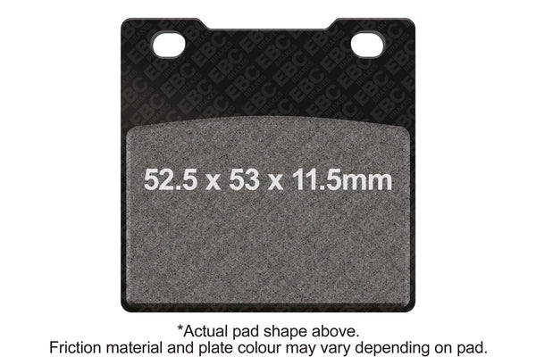 EBC 78-82 Honda CB 250 N/T Front Left/Right FA-SFA-X Brake Pads — FA45