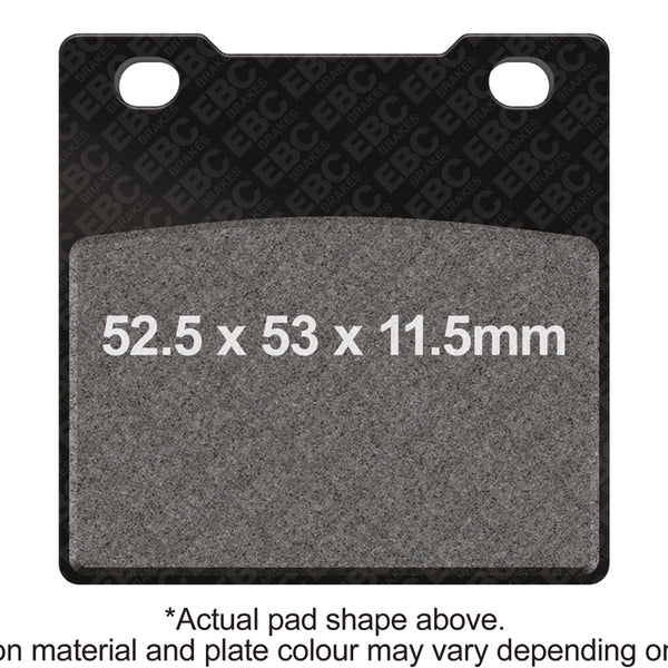 EBC 79-81 Honda CB 650 Front Left/Right Semi-Sintered Vee Brake Pads — FA45V