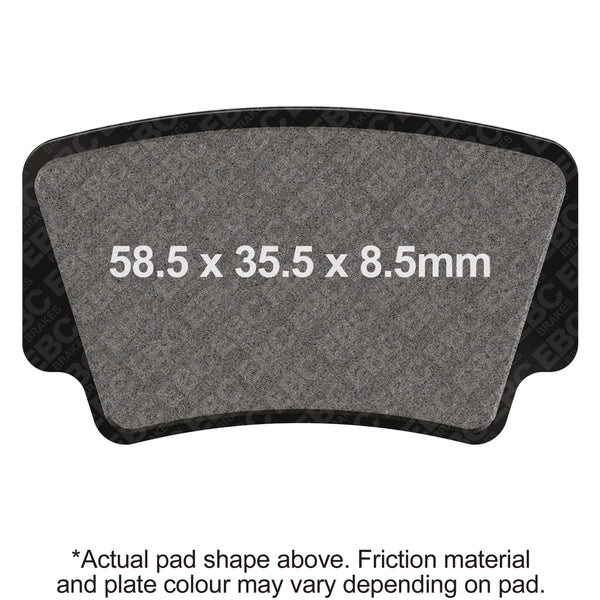 EBC 09-12 KTM SX 450 Rear Left/Right R Series Sintered Brake Pads — FA463R