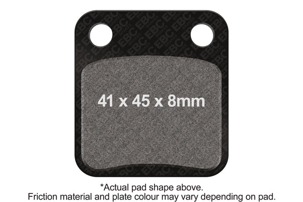 EBC 1982 Honda MB5 Front Left Sintered HH/R Brake Pads — FA54HH