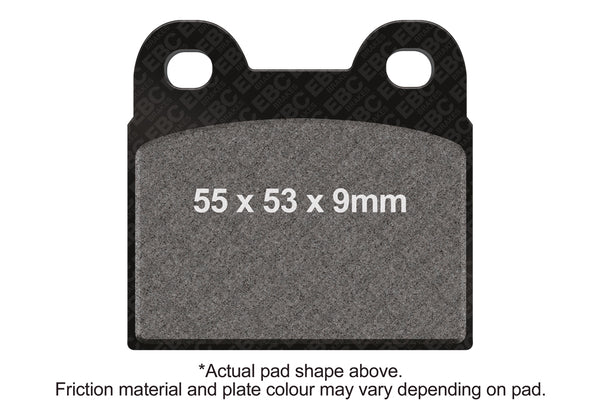 EBC 78-80 BMW R 45 45 N Single Rotor w/ATE Caliper Front Left/Right Semi-Sintered Vee Brake Pads — FA57V