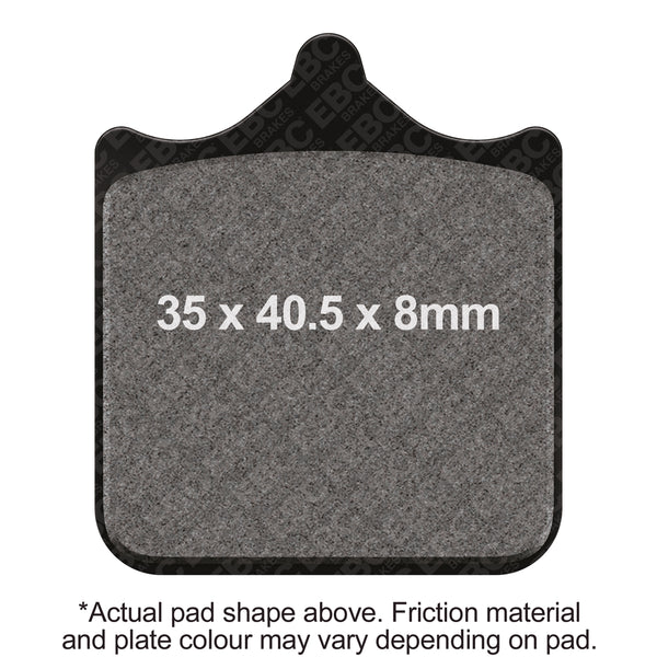 EBC 08-18 BMW S 1000 RR Front Left/Right GPFAX HH Race Brake Pads — GPFAX604/4HH