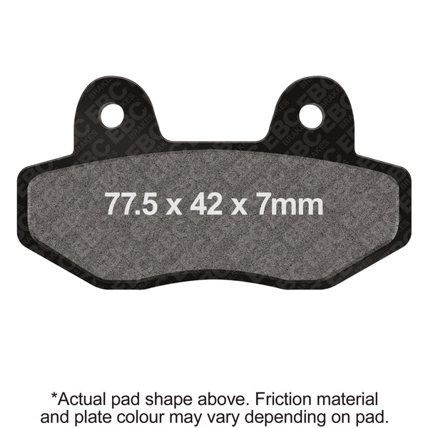 EBC 2023 Kayo K2 230 4T Front Left/Right R Series Sintered Brake Pads Brake Pads — FA622R