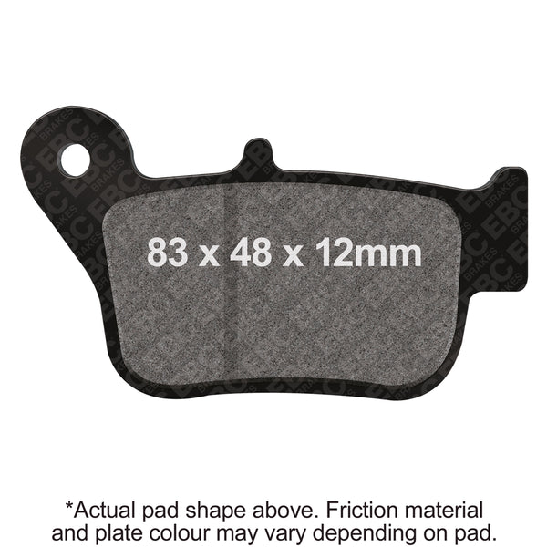 EBC 23-24 Sym Max Sym 400i Rear Right FA/SFA/X Brake Pads — SFA628