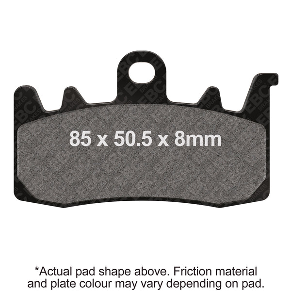 EBC 21-24 H-D RA 1250 Pan America Adventure Front Left/Right Premium Organic Street Pad Blend — FA630
