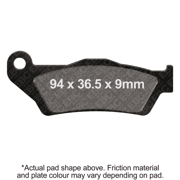 EBC 14-15 Harley-Davidson Street XG 500 Street Front Left Sintered HH/R Brake Pads — FA643HH