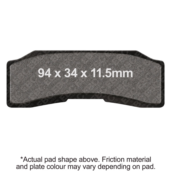 EBC 80-90 Yamaha TZ350 Front Left/Right GPFAX Sintered Brake Pad — GPFAX646HH