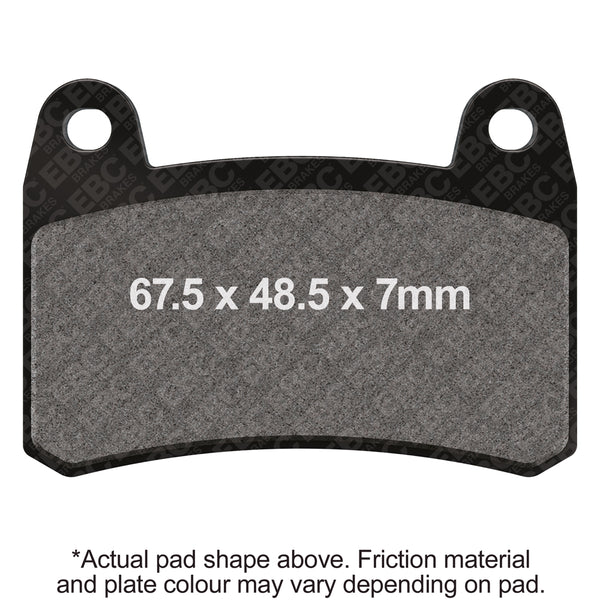 EBC 18-20 Benelli Leoncino 125 Front Left/Right FA-SFA-X Brake Pads — FA658