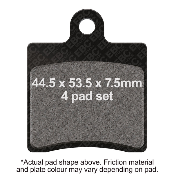 EBC 06-09 Daelim S1-125 Front Left FA-SFA-X Brake Pads — SFA661/4