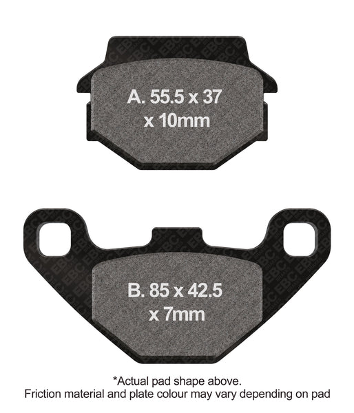 EBC HH Sintered Brake Pads — FA67HH