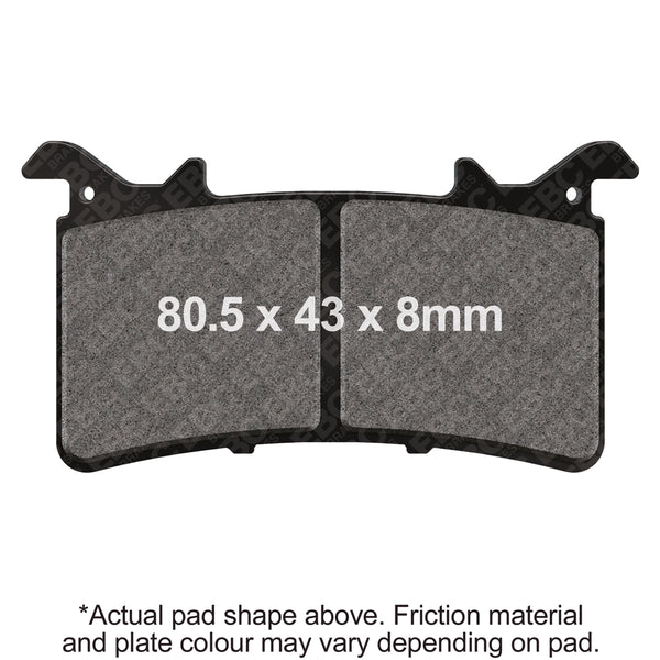 EBC 20-23 Honda CBR 1000 Fireblade RR-R SP Nissin Caliper Front Left/Right EPFA HH Brake Pads — EPFA757HH