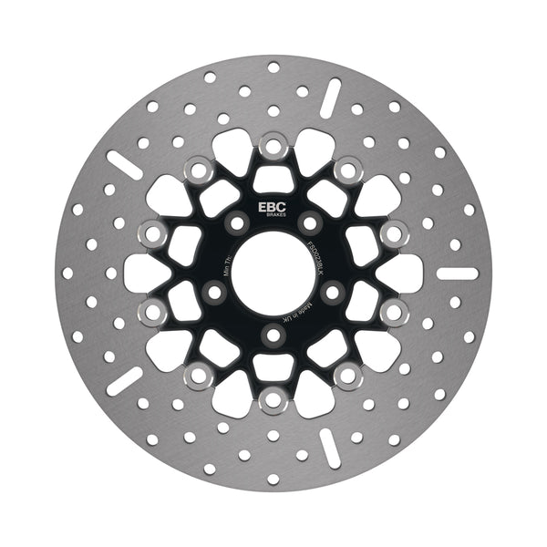 EBC Custom Touring Front Brake Rotor - Harley Davidson XL883L 2007-2010 - FSD023BLK