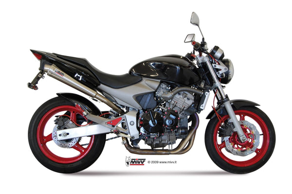 MIVV X-Cone Stainless Slip-On Exhaust (H.020.LC3) for 2003-2006 Honda Hornet 600
