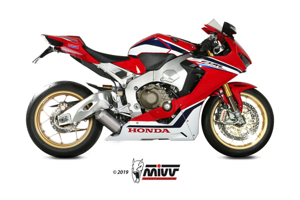 MIVV MK3 Stainless Slip-On Exhaust (H.071.SM3X) for 2017-2019 Honda CBR1000RR
