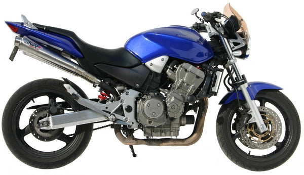 MIVV X-Cone Stainless Slip-On Exhaust (H.015.LC3) for 2002-2006 Honda Hornet 900