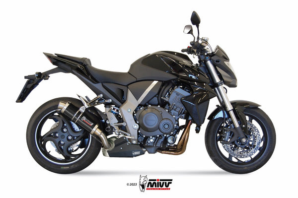 MIVV GP Black Slip-On Exhaust (H.041.LXB) for 2008-2017 Honda CB1000R