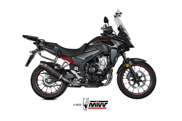 MIVV Oval Full Carbon Slip-On Exhaust (H.084.L3C) for 2021-2023 Honda CB500X