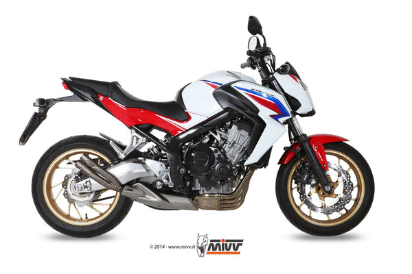 MIVV Double Gun Titanium Slip-On Exhaust (H.054.LDG)