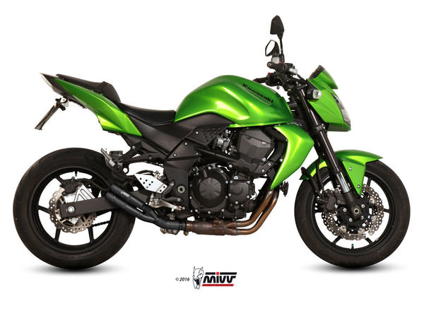 MIVV Double Gun Black Slip-On Exhaust (K.018.SDGB) for 2007-2014 Kawasaki Z750