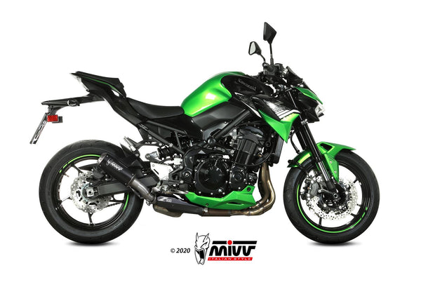 MIVV MK3 Black Slip-On Exhaust (K.052.LM3B) for 2020-2022 Kawasaki Z900