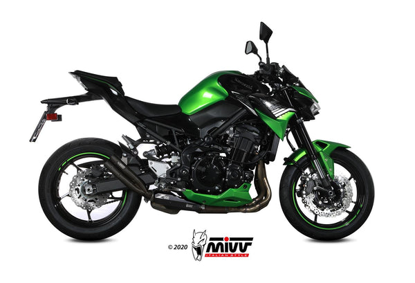 MIVV Double Gun Black Slip-On Exhaust (K.052.SDGB) for 2020-2022 Kawasaki Z900