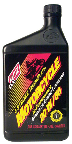 Klotz TechniPlate Motorcycle 4-Stroke Synthetic 20W-50 (1qt)