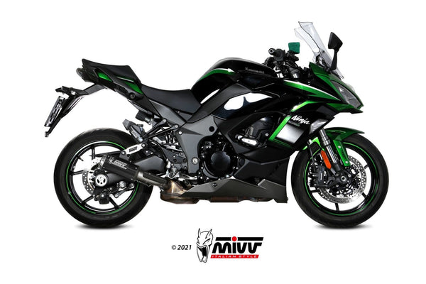 MIVV MK3 Carbon Slip-On Exhaust (k.054.SM3C) for 2020-2022 Kawasaki Ninja 1000SX