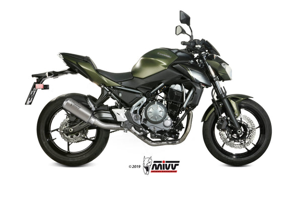 MIVV MK3 Stainless Full System Exhaust (K.044.SM3X) for 2017-2022 Kawasaki Ninja 650/Z650