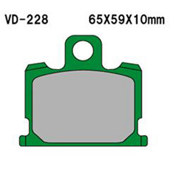 Vesrah Semi-Metallic Brake Pads — VD-228