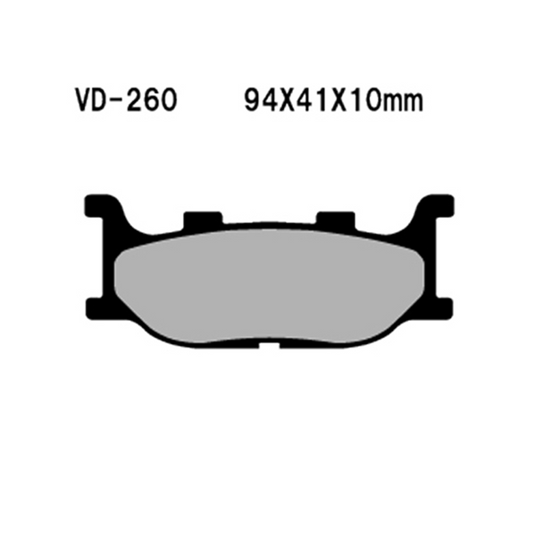 Vesrah Semi-Metallic Brake Pads — VD-260