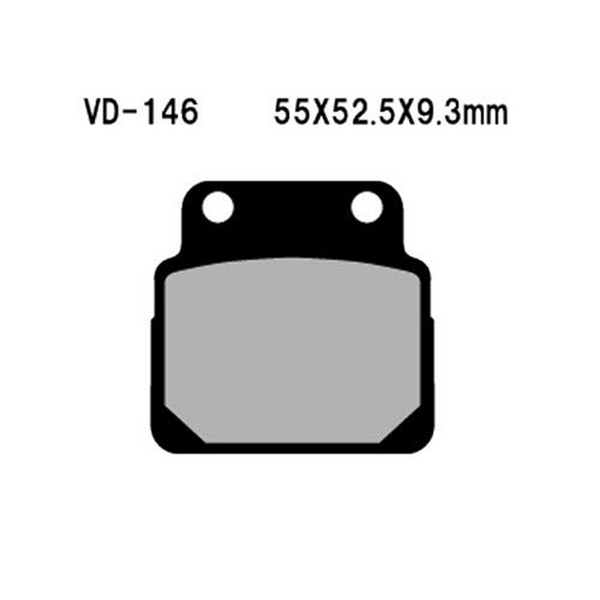 Vesrah Semi-Metallic Brake Pads — VD-146