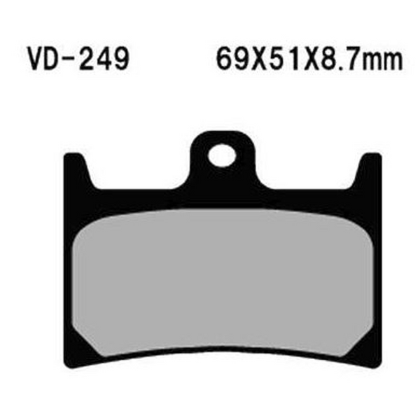 Vesrah Semi-Metallic Brake Pads — VD-249
