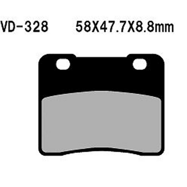 Vesrah Semi-Metallic Brake Pads — VD-328