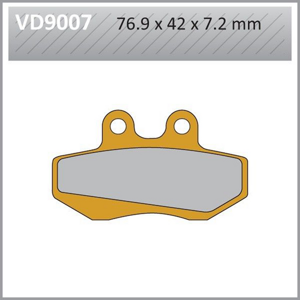 Vesrah Semi-Metallic Brake Pads — VD-9007