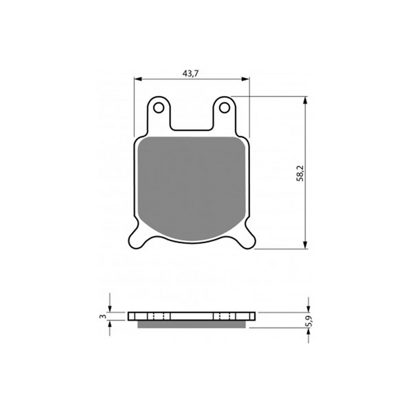 Vesrah Semi-Metallic Brake Pads — VD-928